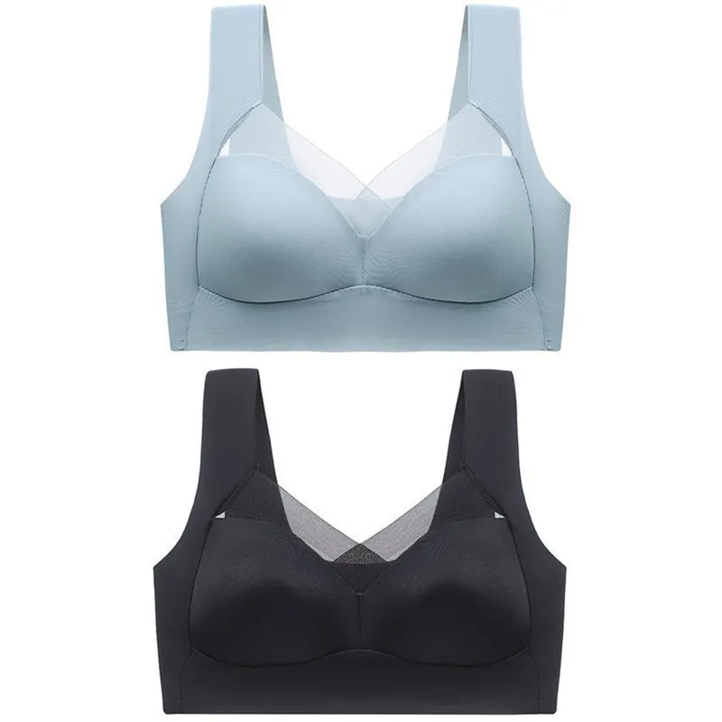 Fashion Deep Cup Bra Summer sexy Push Up Wireless Bras (Size runs the same as regular bras