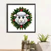 Diamond Painting -DIY Round Drill Critter Wreath Ovine