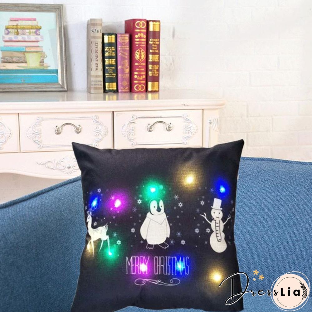 Halloween Christmas LED Lighting Cushion/Pillows Cover