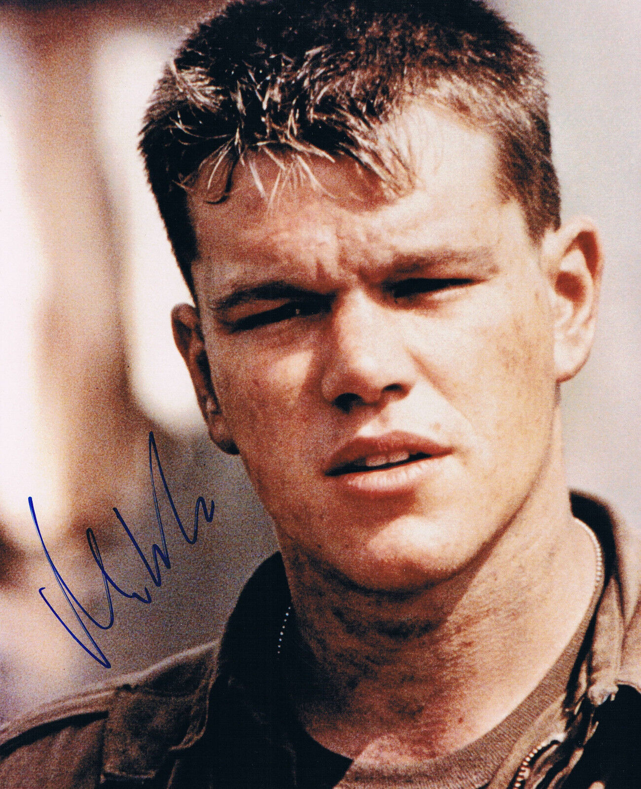 Matt Damon 1970- genuine autograph 8x10