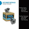 TRQ Rear Wheel Hub Bearings Assembly Set Compatible with 2010-2012 Lexus HS250h 2015-2017 NX200t 2018-2021 NX300 2015-2016 NX300h 2016 Scion iM 2011-2016 tC 2017-2018 Toyota Corolla iM 2006-2018 RAV4