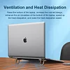 Portable Laptop invisible Stand Computer Cooling Foot Pad Heightening Stand Keyboard Bracket Game Book Base Support Stand Suspended For Macbook