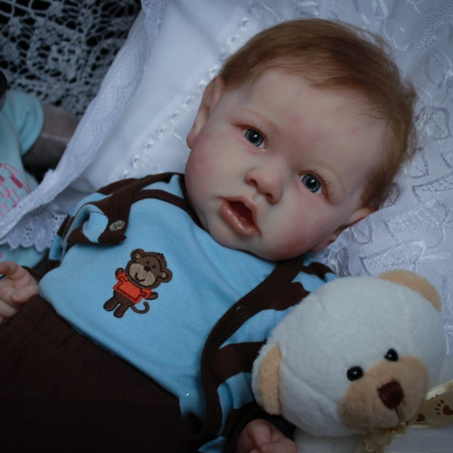 20"Kids Play Gift Kathy Reborn Saxia Baby Doll Boy, Realistic＆Lifelike Newborn Baby Dolls