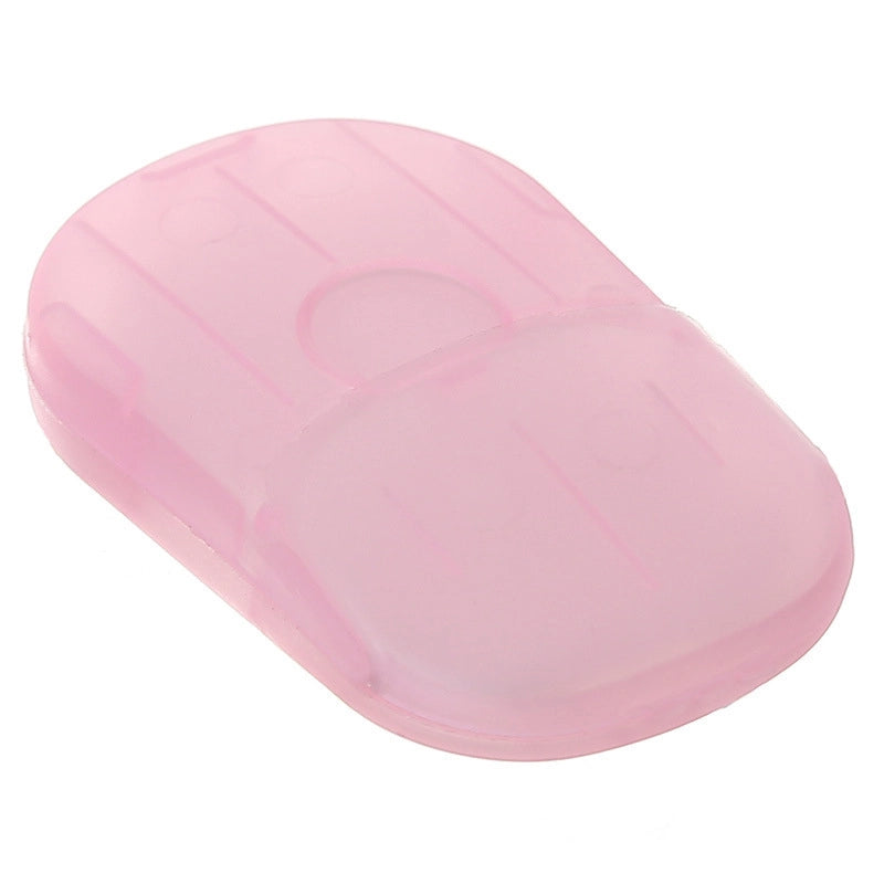 Portable Mini Hotel Travel Soap Slice Box Hand Washing Soap Paper Outdoor Disposable Slice Convenient Carry-on