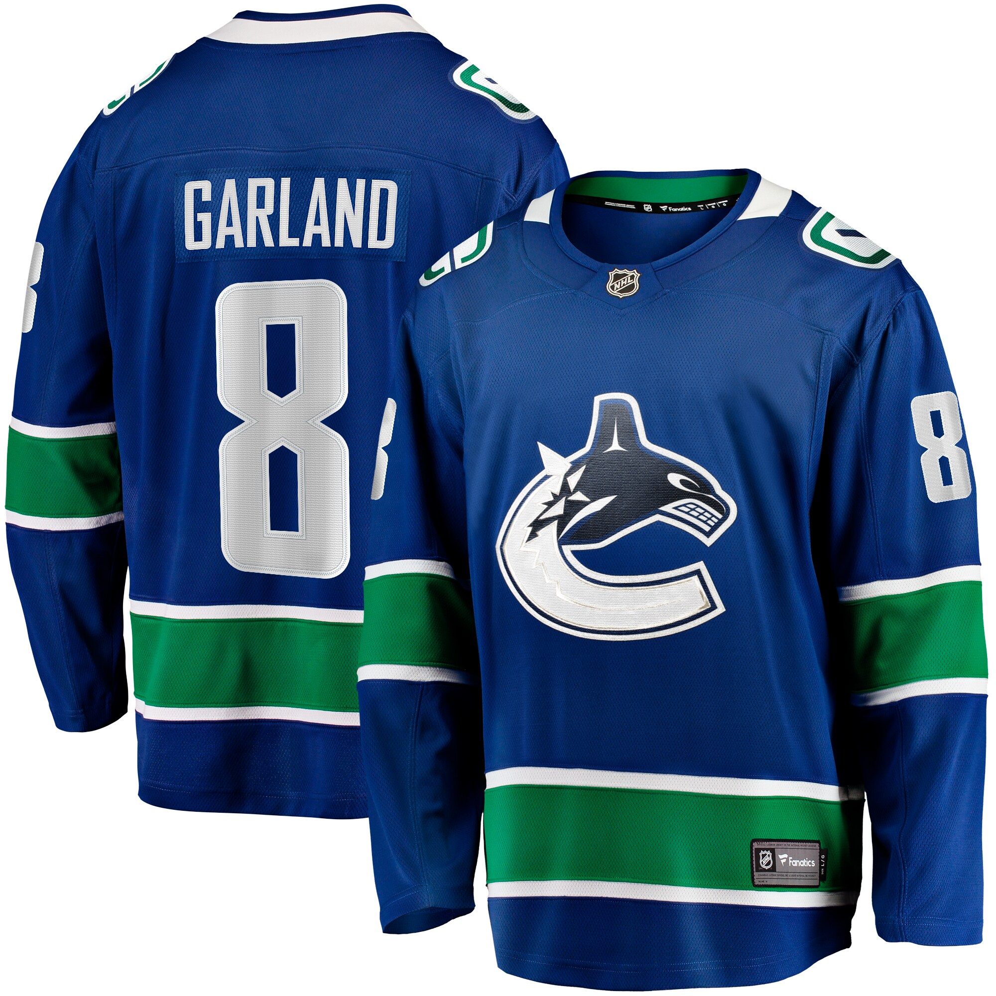 Conor Garland Vancouver Canucks Fanatics Home Breakaway Jersey – Blue mysite