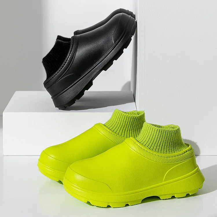 Women's padded warm waterproof non-slip cotton shoes