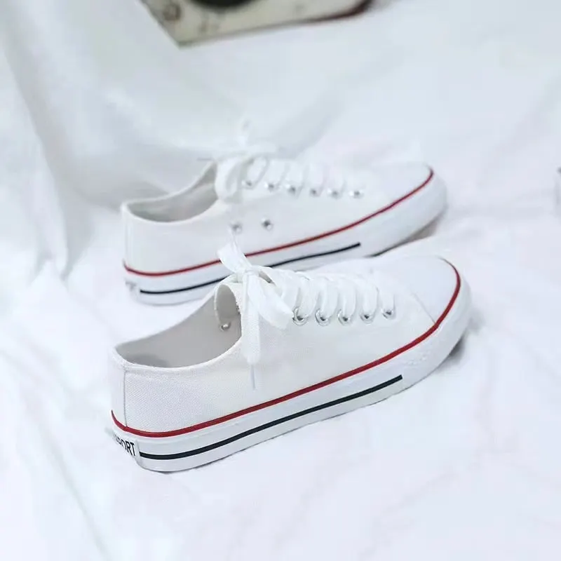 2022 New Korean Style Ulzzang Daisy Canvas Shoes for Women 45 White Black Yellow Green Purple Color sneakers women