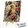 (US Only)Paint By Numbers Kit On Canvas DIY Oil Art Flower Bird Home Wall Decor 40x50cm