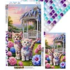 Diamond Painting - Full Round Drill - Two Cats(Canvas|40*70cm)