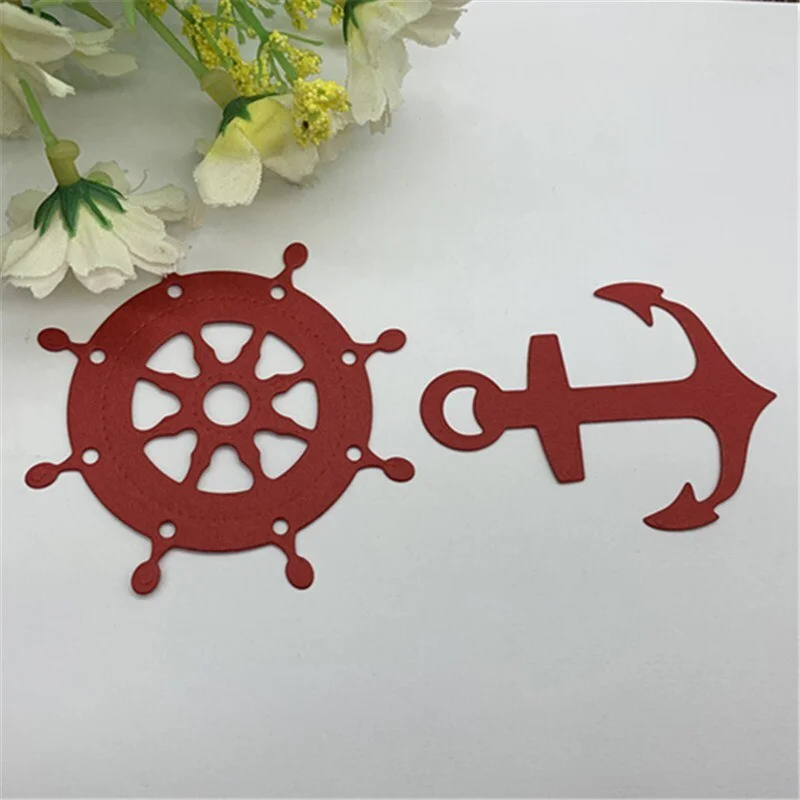 Sailing Anchor ship Metal Cutting Dies Stencil Scrapbooking Photo Album Card Paper Embossing Craft DIY