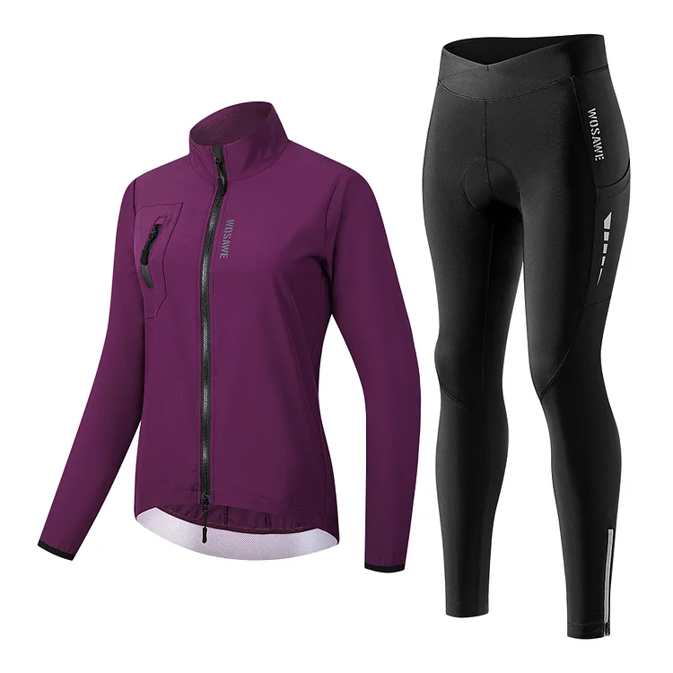 Women's Cycling Jacket & Pants Outfit