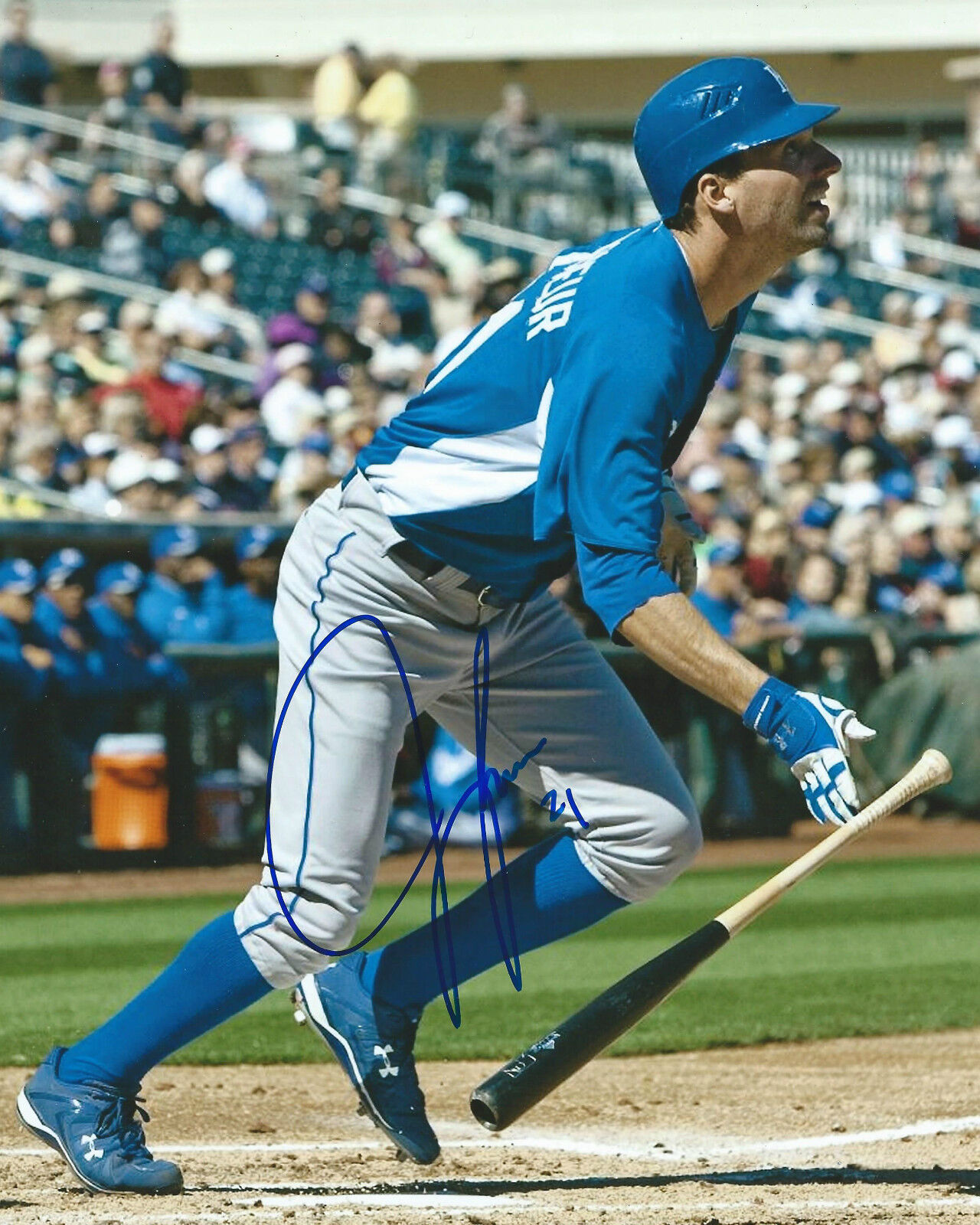 **GFA Kansas City Royals *JEFF FRANCOEUR* Signed 8x10 Photo Poster painting J8 COA**