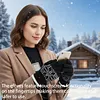 USB Electric Heated Gloves Touchscreen Thick Cycling Glove for Winter Ski Sports