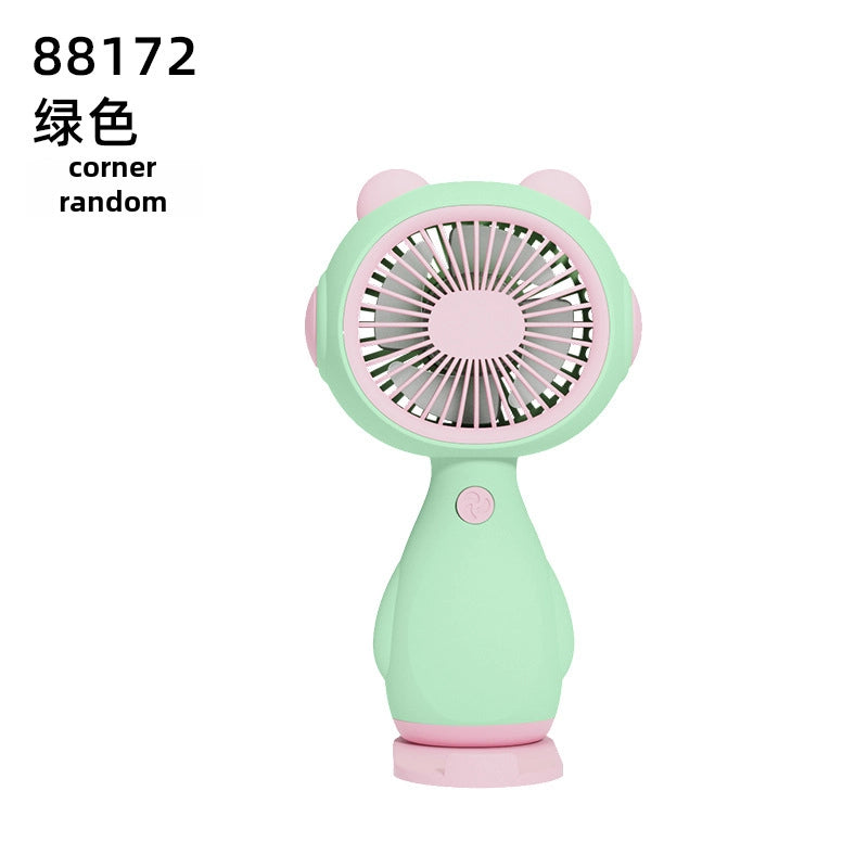 New Flower Mini Hand-held Small Fan Summer Fresh Portable Portable Portable Fan Usb Storage Electric Fan