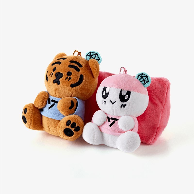 SEVENTEEN BONGBONGEE X MUZIKTIGER Plush Keyring Set officialsvtshop