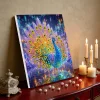 (Pre-Framed)Peacock-Special Shape Diamond Painting Kit(25x25cm)