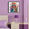 Diamond Painting-DIY Full Round Drill Mad Hatter Alice(40*40 CM)