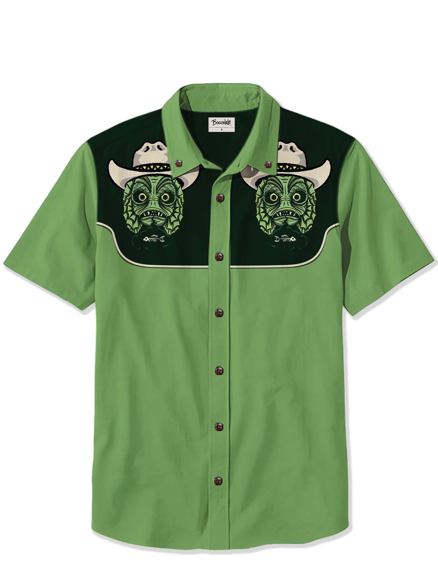 Western Classic Monster Cowboy - 100% Cotton Shirt