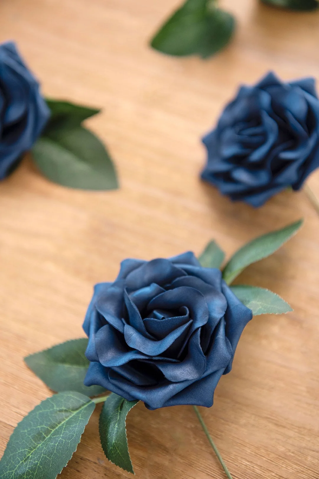 3.5" Foam Avalanche Rose with Stem - 16 Colors