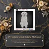 DIY Pearl Painting Dog for Home Wall Decor(25x25cm)