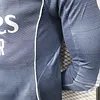 Joyfball 2025/2026 Player Version Long Sleeve Real Madrid Away Football Jersey（The player version jersey is a bit tight, please pay attention to the size selection）