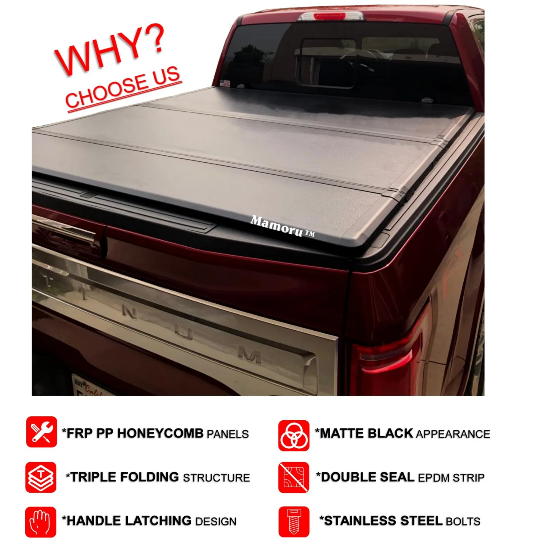 UnderCover 16-18 Toyota Tacoma 72in Fusion Bed Cover - Blue Effect