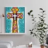 Diamond Painting -DIY Round Drill Cross