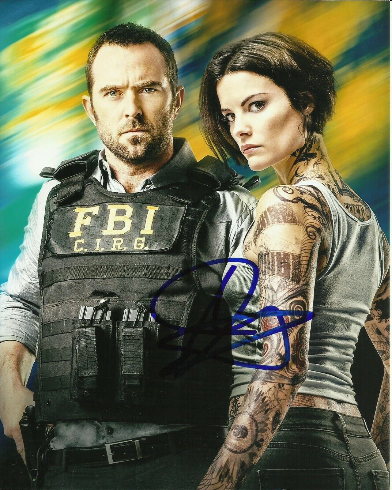 JAIMIE ALEXANDER SIGNED SEXY BLINDSPOT Photo Poster painting UACC REG 242 (1)