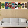 Super Hero- 14CT Stamped Cross Stitch 55*16cm/21.65*6.3in