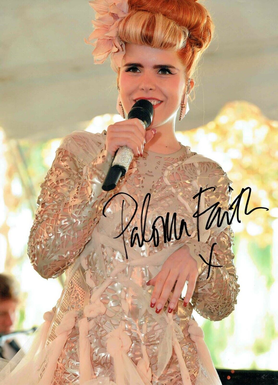 Paloma FAITH SIGNED Autograph 16x12 Photo Poster painting AFTAL RD COA Singer Songwriter Actress