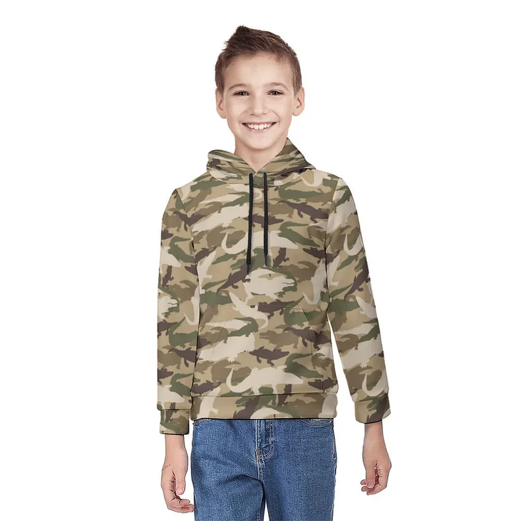 Children's Hoodie Wild Animal Pattern