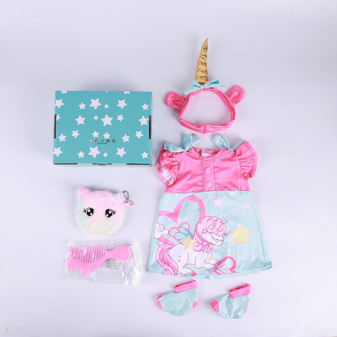 Smiletide™ Cute Animal 5 Pieces Clothing Accessories Set for Reborn Baby