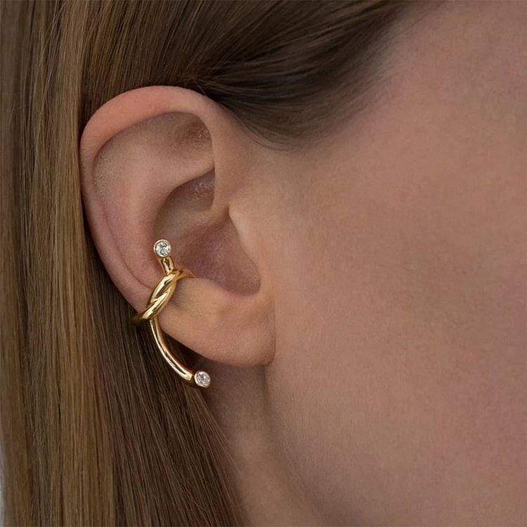 Gioiacombo ™ Fashion Personality Diamond Clip per orecchio