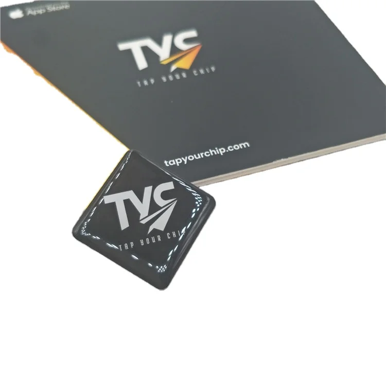 High Quality Nice finish nfc social media stickers