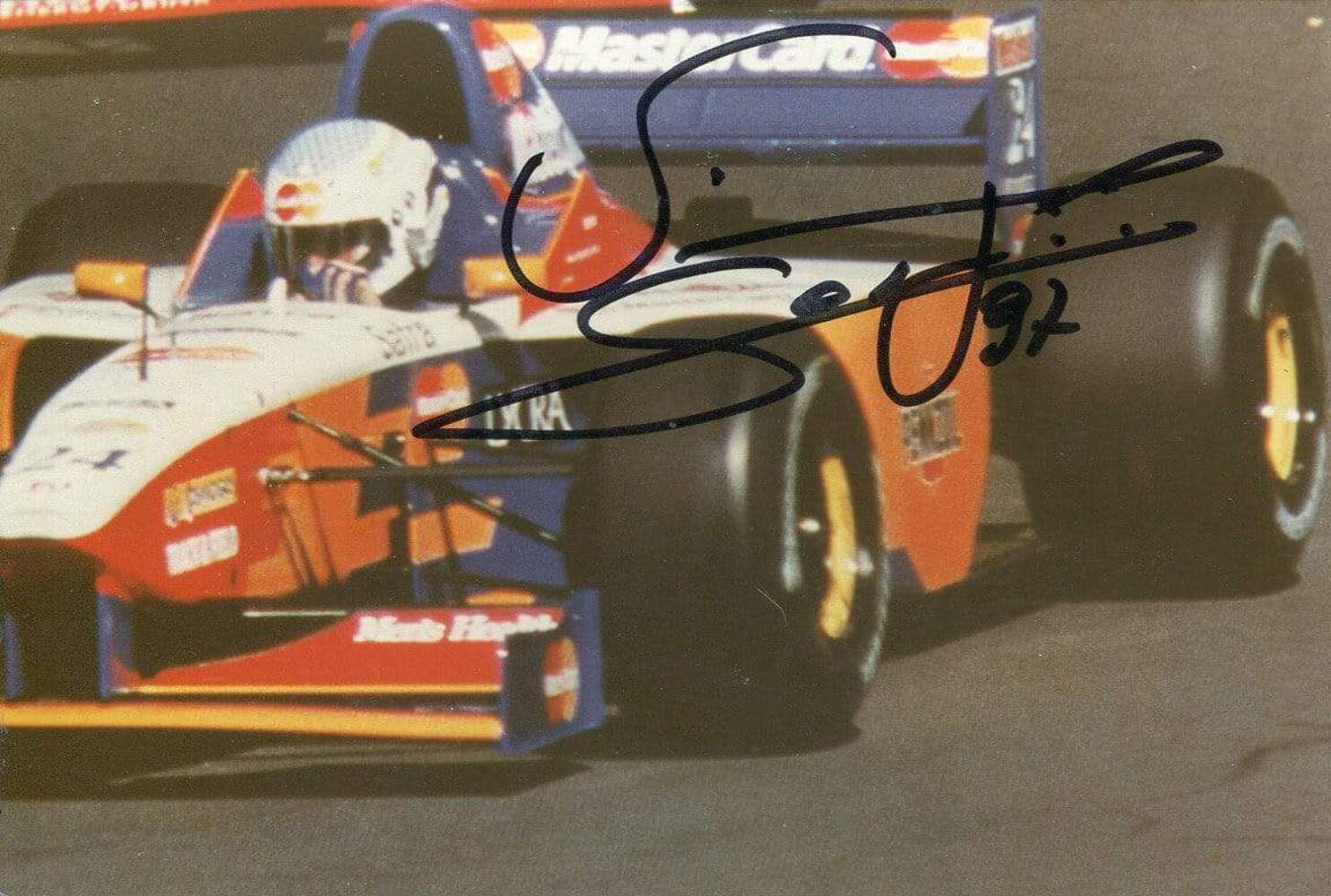 Vincenzo Sospiri autograph, FORMULA ONE 1997, signed Photo Poster painting