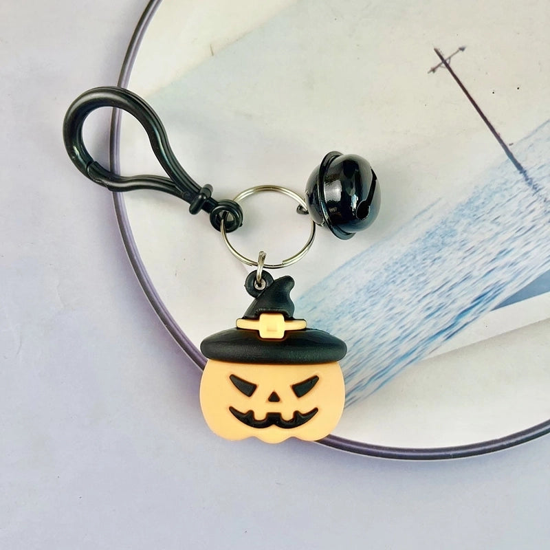 Cartoon Style Cool Style Pumpkin Bat Ghost Silica Gel Halloween Women’s Bag Pendant Keychain