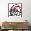 Flower Gnome-18CT Stamped Cross Stitch 30*30cm/11.81*11.81in