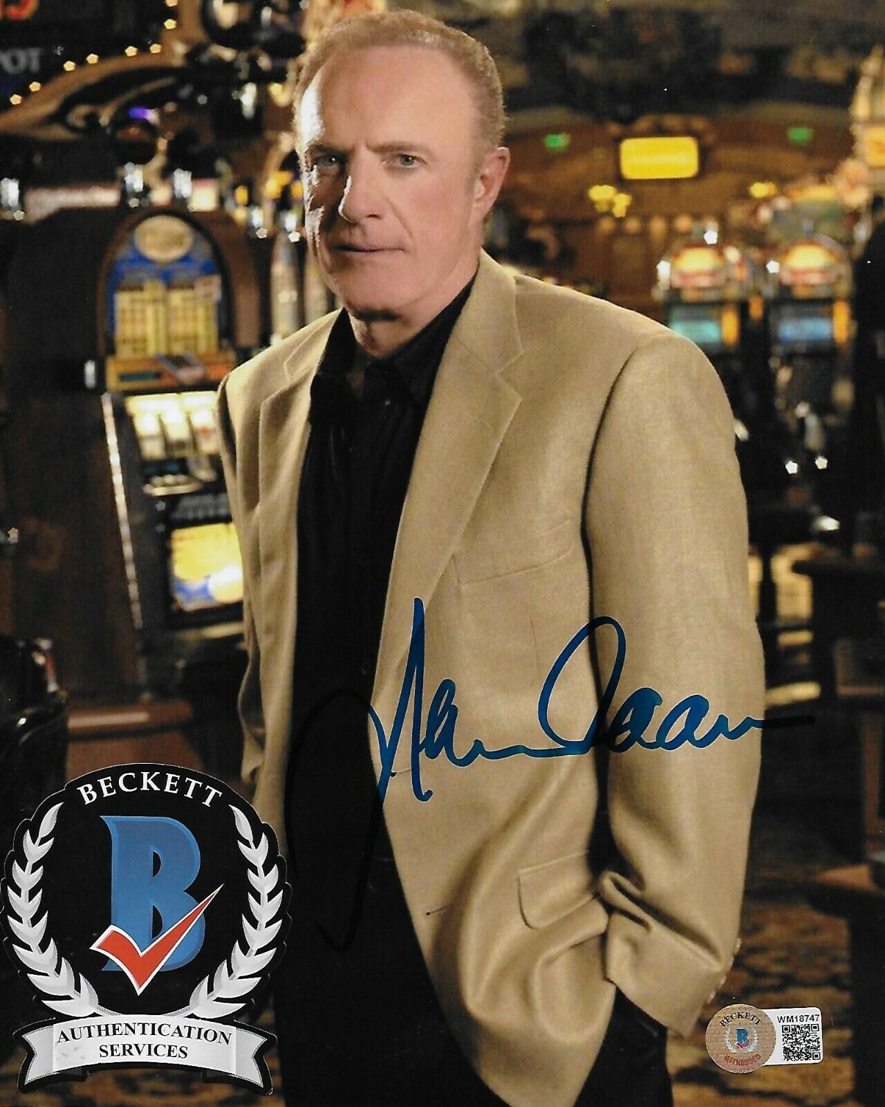 James Caan Las Vegas Original Autographed 8X10 Photo Poster painting w/Beckett COA