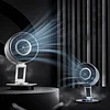 All-metal Desktop Stand Small Electric Fan Charging Desktop 360&deg; Rotating Folding Small Portable Bedside Fan