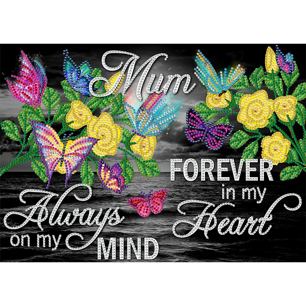 

Romance For Mom - Special Shaped Diamond Painting - 40*30CM, 501 Original