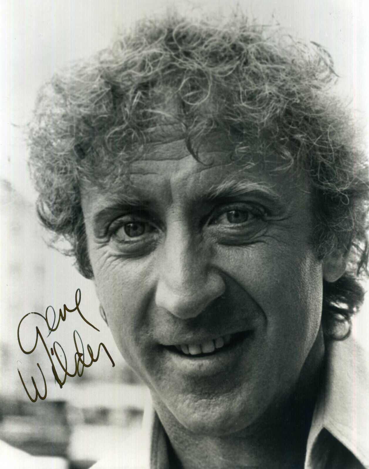 GENE WILDER Signed Photo Poster paintinggraph - Film Star Actor / Comedian - preprint