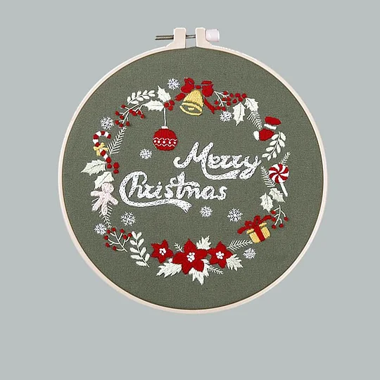 Christmas Embroidery Set - 1Pcs