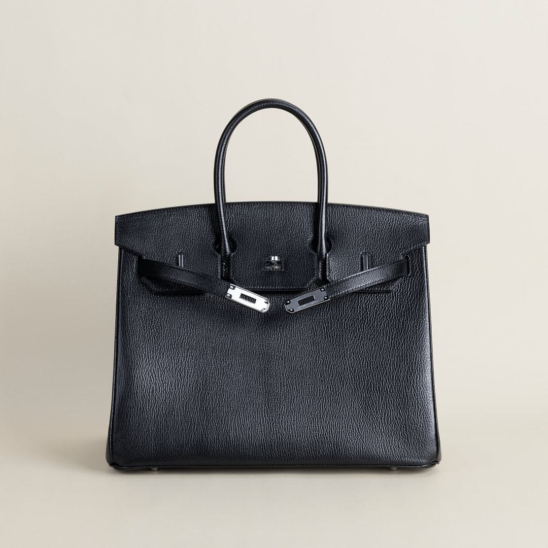 Birkin 35cm Chevre 89 Noir PHW