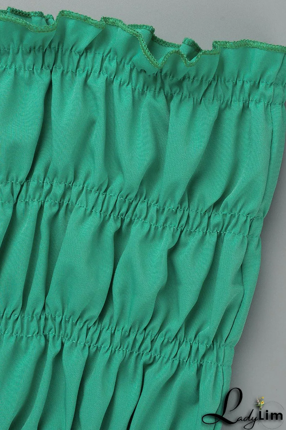 Orange Fashion Sexy Print Backless Slit Off the Shoulder Long Sleeve Two Pieces