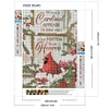 Diamond Painting-DIY Full Round Drill Christmas Cardinal