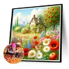 Diamond Painting -DIY Round Drill House Flowers(40x40cm)