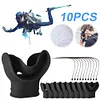 10Pcs Scuba Diving Second Stage Silicone Mouthpiece Bite Octopus Holder Retainer