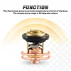 HIMARKLIF Thermostat Compatible with Yamaha 2-Stroke 3HP 15HP 25HP 30HP 40HP - 250HP Outboard Motors Replace#: 6E5-12411 6E5-12411-30-00 6E5-12411-20-00 6E5-12411-10-00