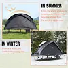 [US Local Warehouse] 3 Pcs Set Marching Bed Outdoor Portable Tent with Carry Bag Tent Cot for Camping
