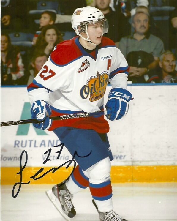 Edmonton Oil Kings Curtis Lazar Autographed Signed 8x10 Photo Poster painting COA FIVE